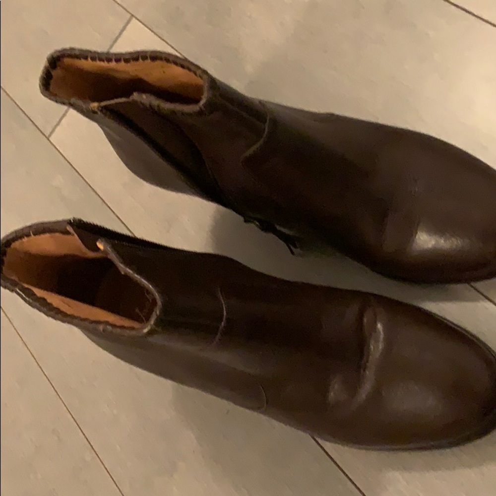 Jack Rogers brown booties